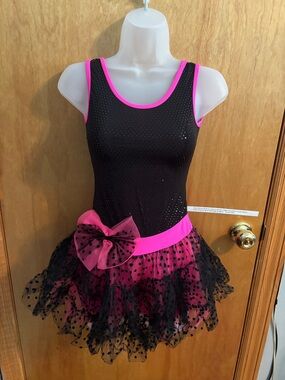 Weissman Black and Pink Dance Costume